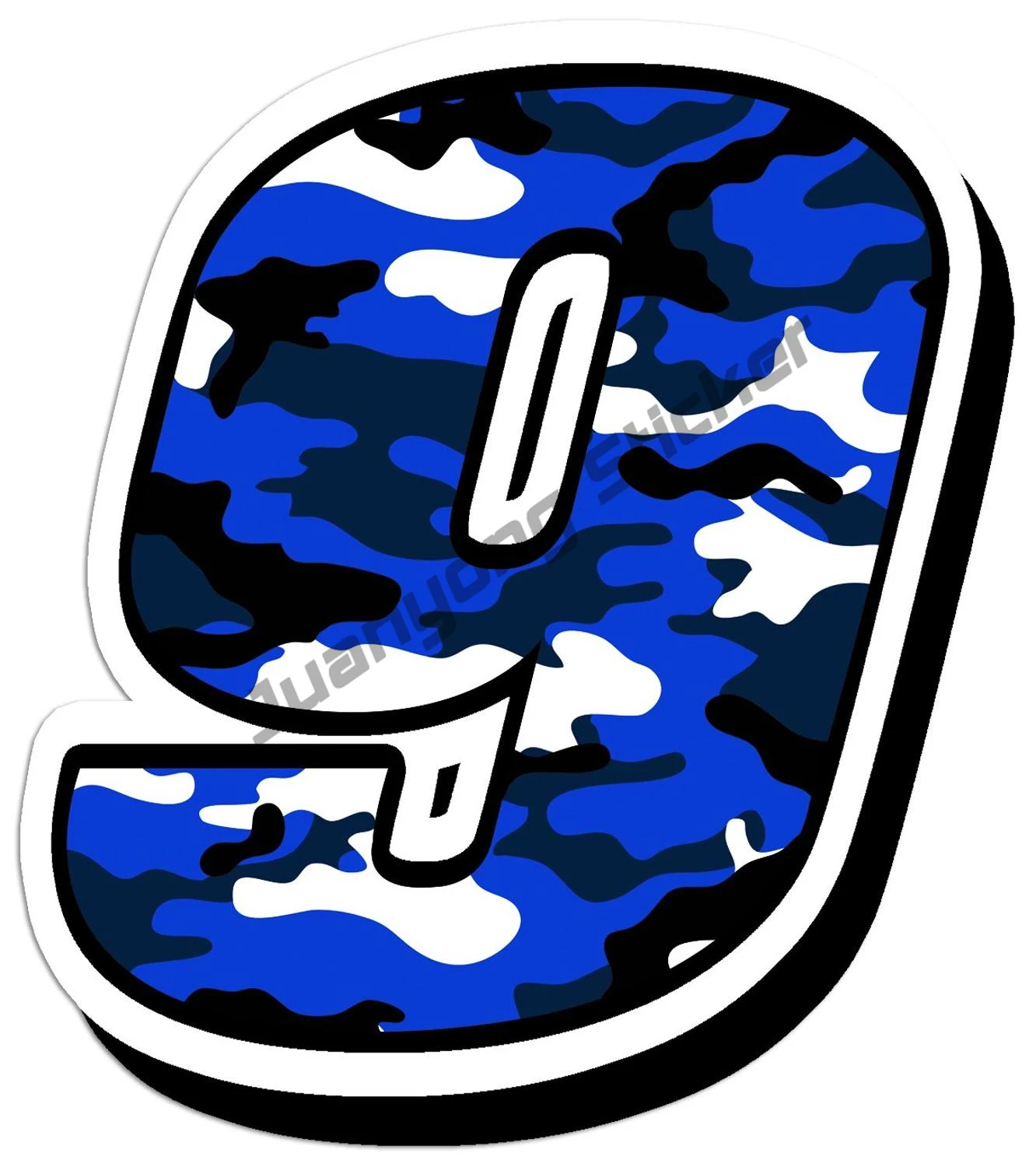 

Car Stickers Styling Racing Number Motocross Auto Bike Car Bumper Trunk Laptop Rear Windshield Waterproof Decals PVC13x10cm