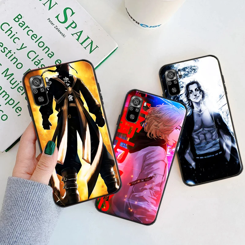 

Japanese Anime Tokyo Revengers Phone Case For Xiaomi Redmi 9 9i 9AT 9T 9A 9C 10X 4G 5G Note 10S 10 5G Soft silicone Cover Fundas