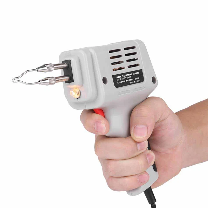 Industrial Grade High Power Electric Iron Set 100W Fast Welding Solder Wire Repair Kit EU Plug