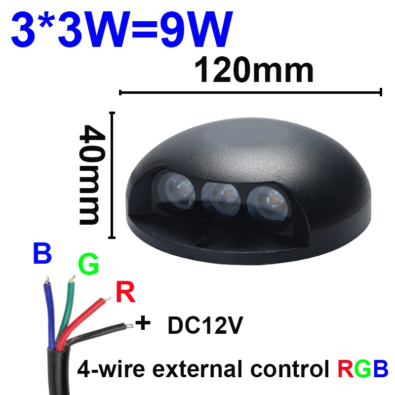 

Подземное освещение HIGHY RGB 9 Вт DC12V