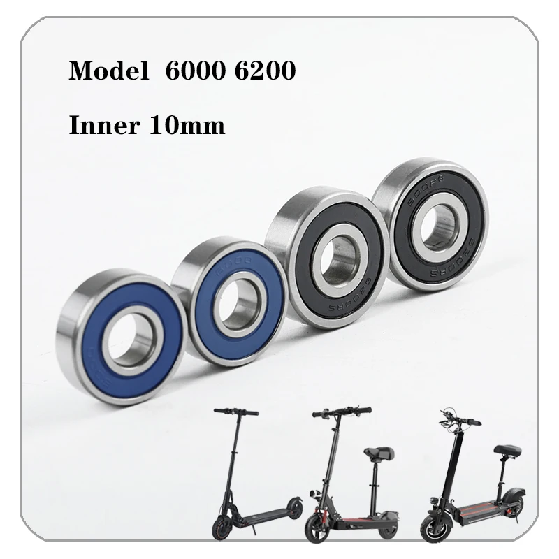 

Package Mail 10pcs Micro High Carbon Steel Bearings High Quality Front Motor Drive Wheel Bearings 6200rs 6000rs