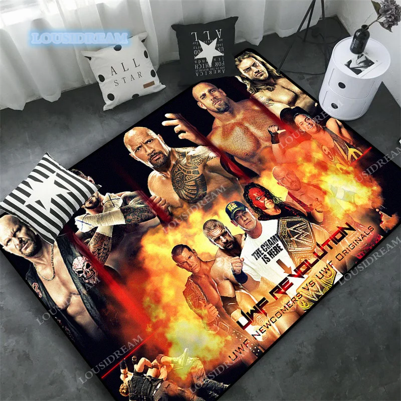

Wrestling TV Carpet Bedroom Sofa Fighting Floor Mat Bathroom Door Mat Absorbing Water and Non slip rugs kitchen mat a1