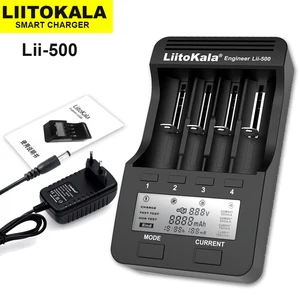 Liitokala lii-500 Lii-300 Lii-PD4 Lii-S1 Battery Charger 18650 For 26650 18500 21700 3.7V Li-ion and NiMH1.2V AA AAA Battery