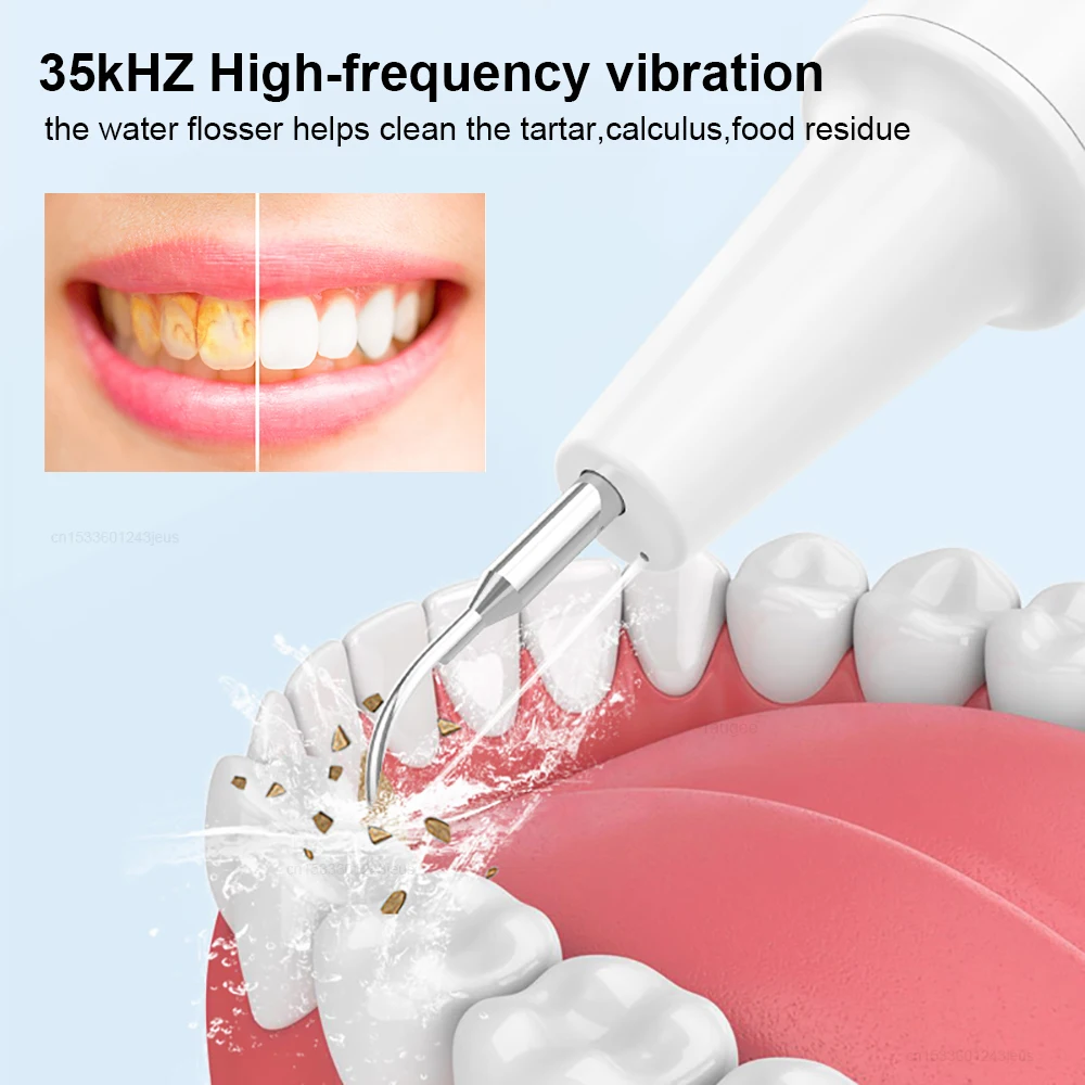 Ультразвуковой Ирригатор Для Полости Рта Зубная Нить Перезаряжаемый Очиститель