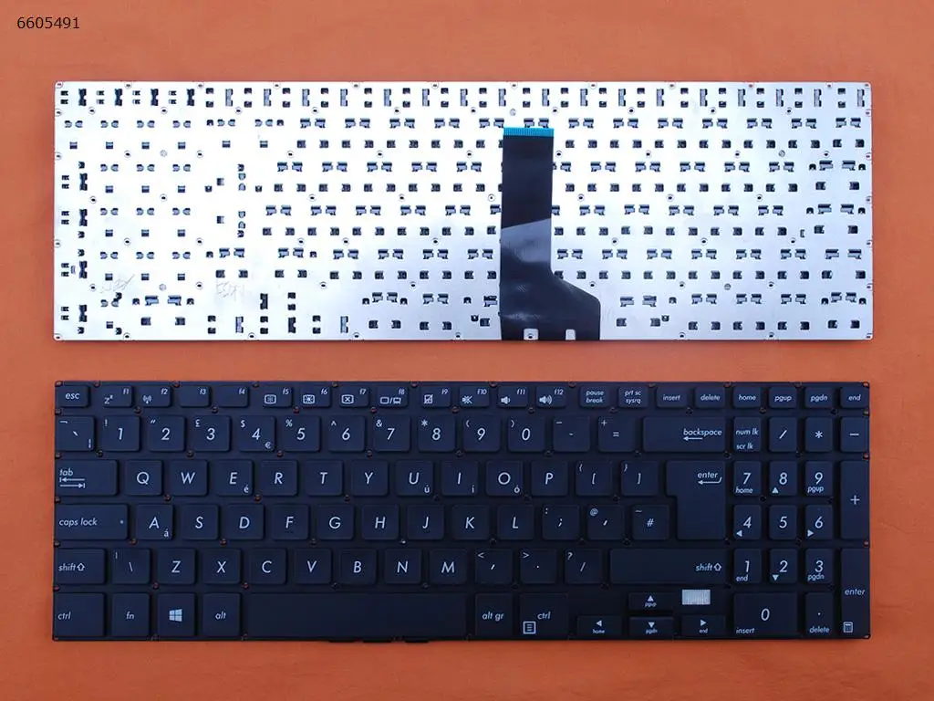 

Клавиатура для ноутбука Asus Pro PU500 PU500CA PU551 PU551JA PU551LA, черная, без рамки