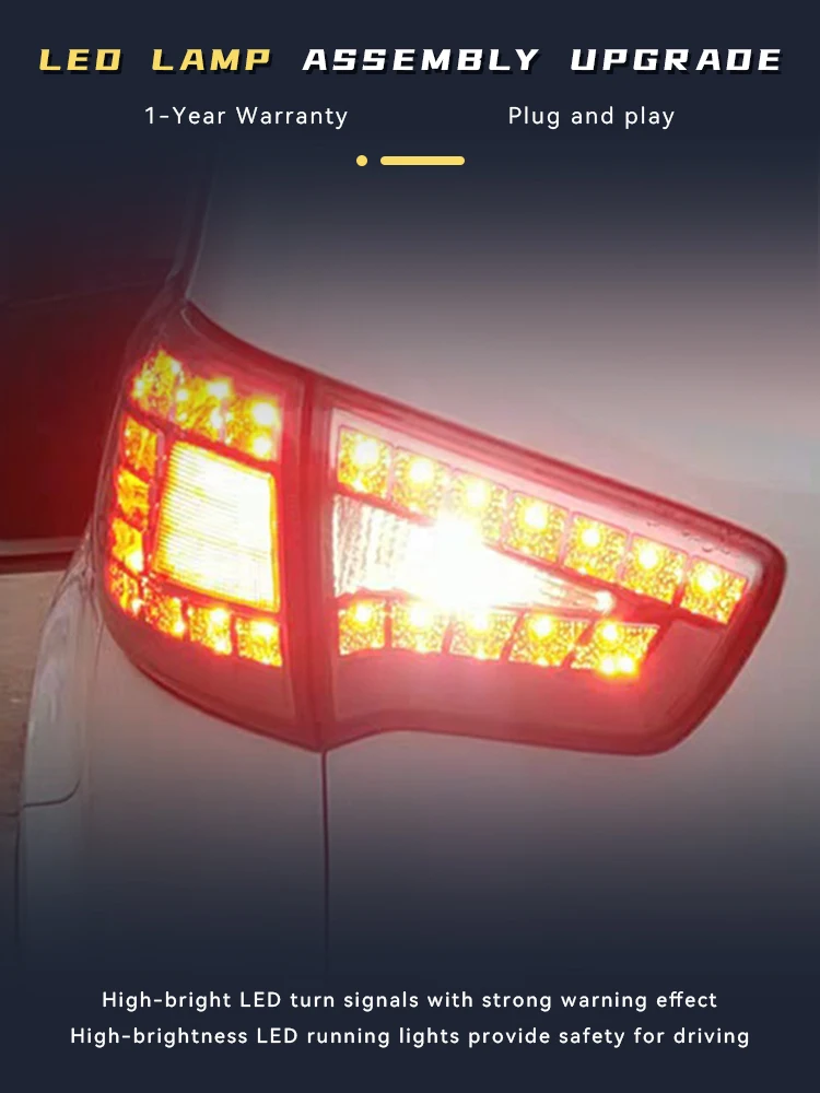 Задние фонари для Kia Sportage 2010-2014 модифицированные задние подсветка лампы DRL