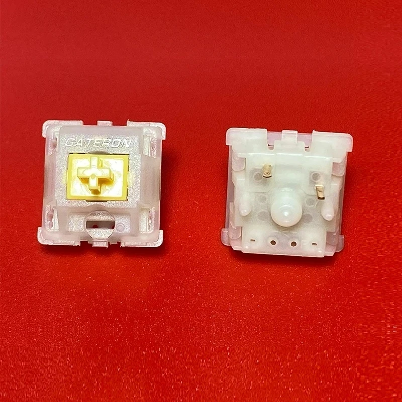 Gateron молочный Pro желтые красные переключатели Φ X1 линейный выключатель для