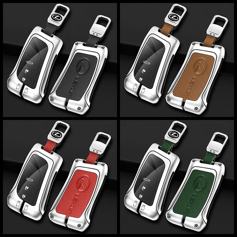 Кожаный чехол для автомобильного ключа из цинкового сплава защитный Lexus NX ES UX US RC