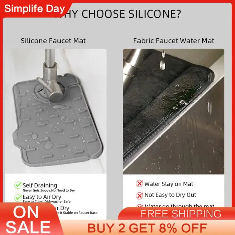 

Быстросохнущий дренажный коврик для кухонного смесителя