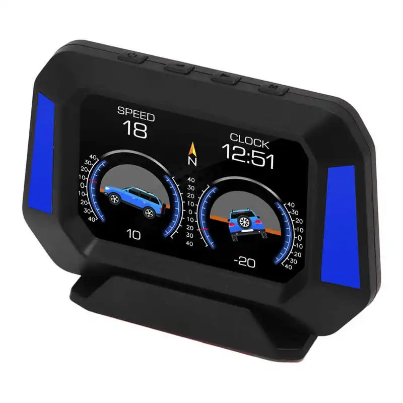 

Car HUD Display Fault Codes Clearing Tachometer Digital Speedometer Acceleration Testing Multifunction Multiple Fault Alarm for