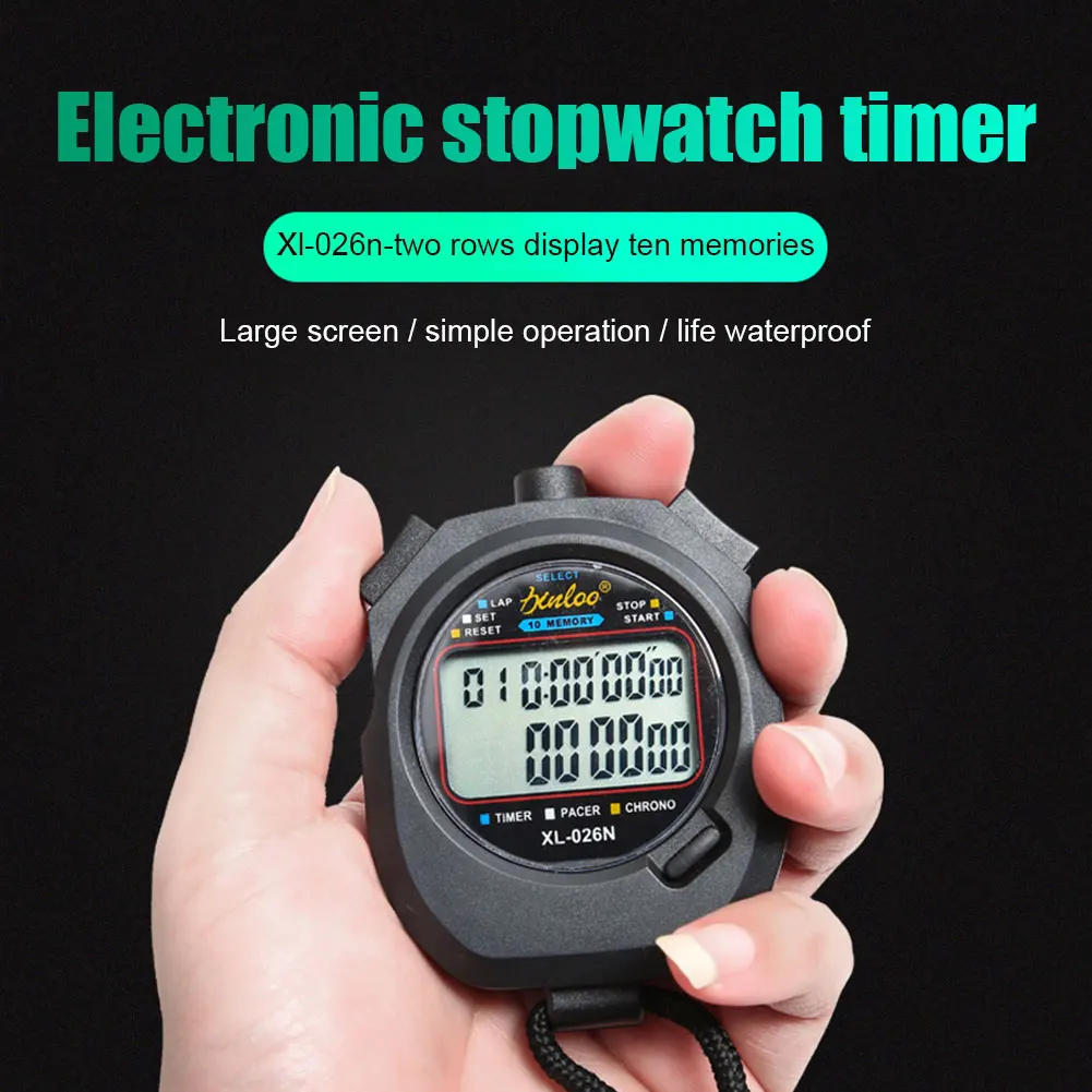 

Hot Sale New Stopwatches Multi-Function Waterproof Electronic Digital Chronograph Time Stopwatch Timer for Outdoor SportsRunning