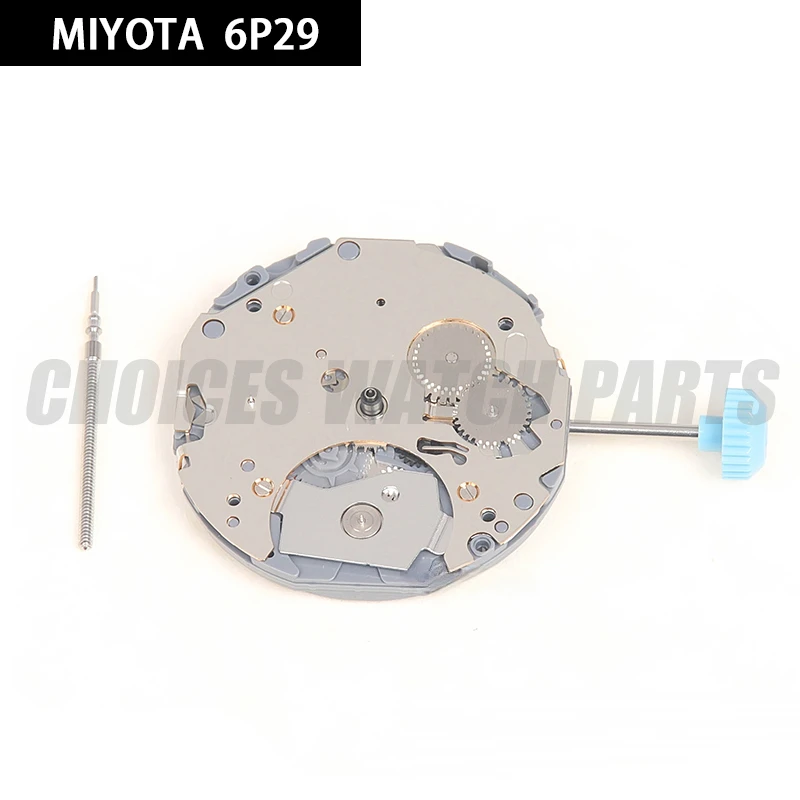 Япония MIYOTA 6P29 Механизм 3/6/9 Маленький секундный кварцевый механизм Детали