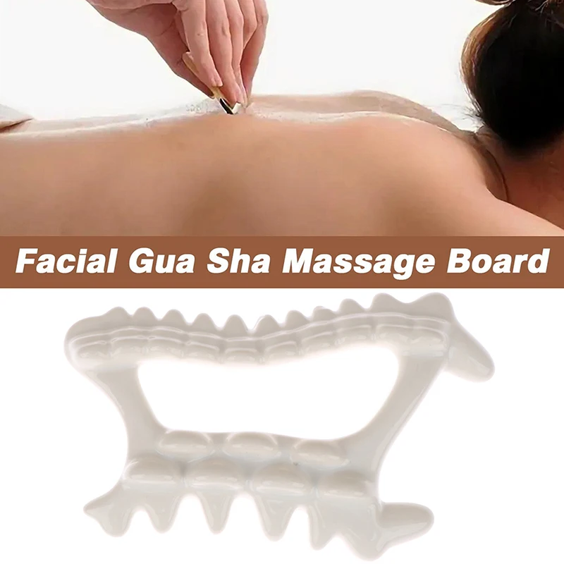 

1PC Ceramic Gua Sha Scraping Plate Stick Face Massager Body Universal Rib Stick Shaving Sheet Stovepipe Massage Tools