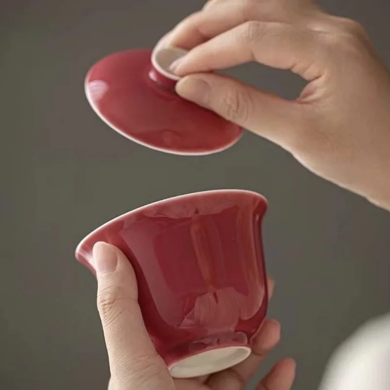 Чайная посуда Gaiwan Chawan набор из чаши для супа китайские кружки кунг-фу фарфоровая