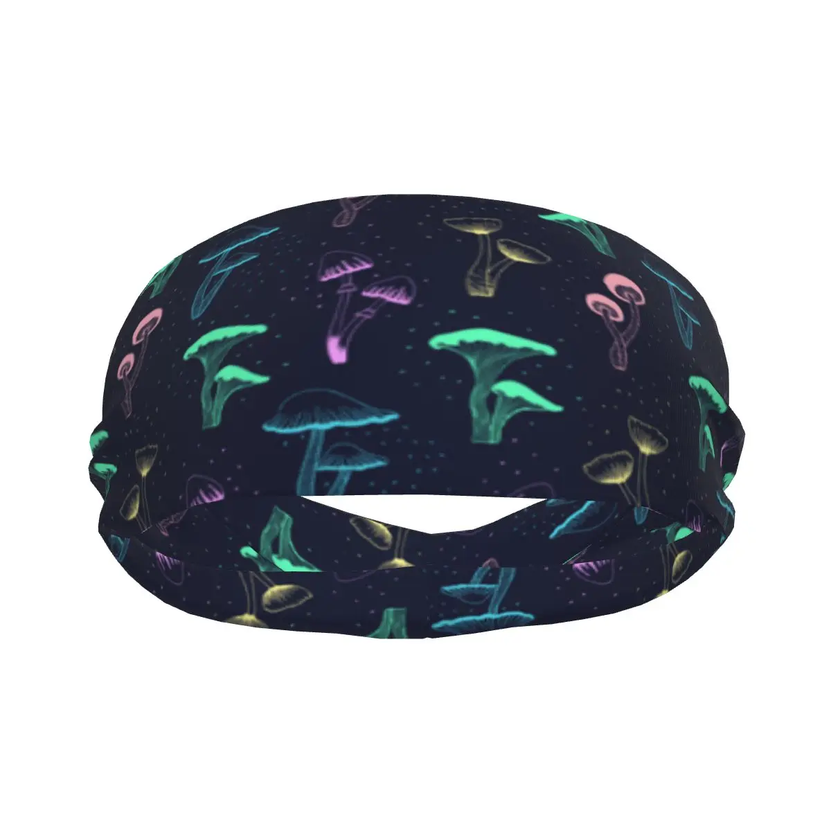 

Neon Mushrooms Elastic Hair Band Yoga Headband Makeup Hair Hoop Headwrap