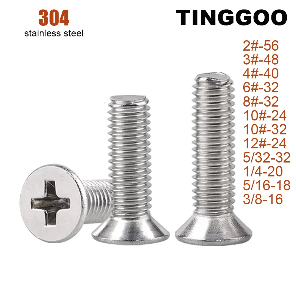 TINGGOO Винты крестовые шестигранные из нержавеющей стали