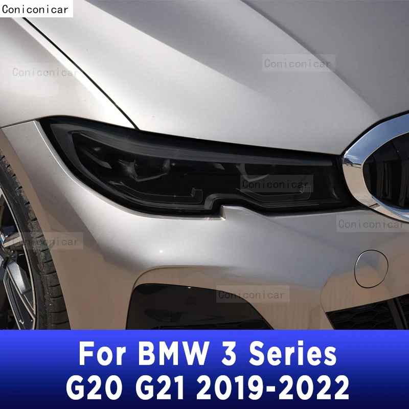 

For BMW 3 Series G20 G21 2019-2022 Car Exterior Headlight Anti-scratch Front Lamp Tint TPU Protective Film Repair Accessories