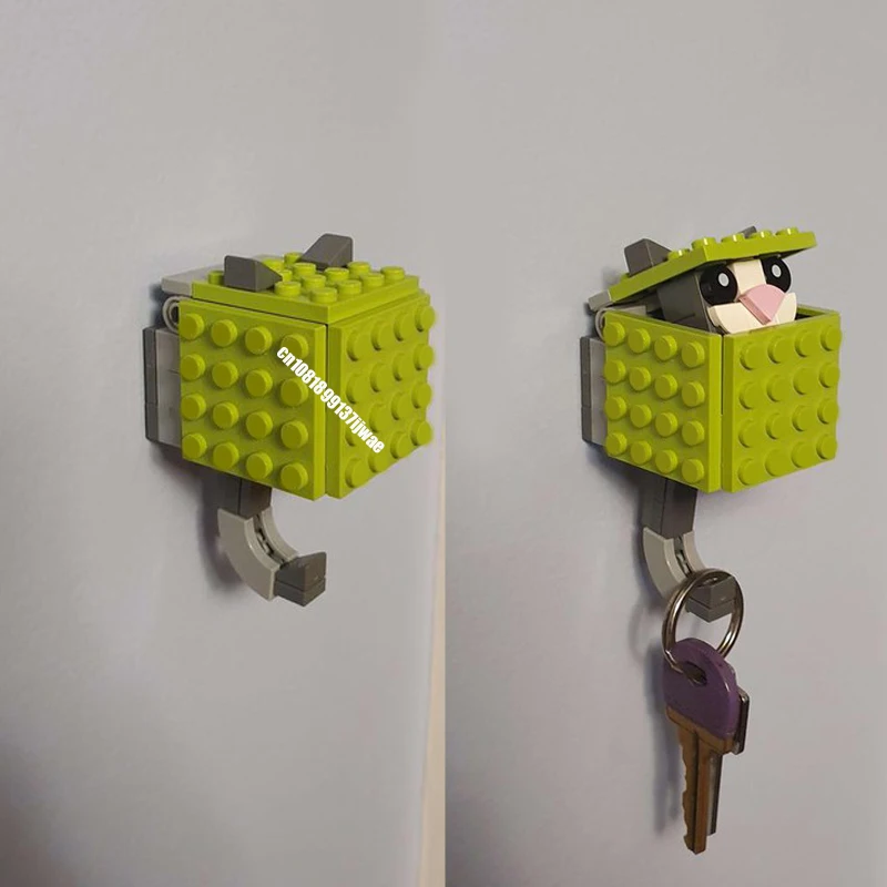 Новое украшение Moc хит продаж механический держатель для ключей с котом