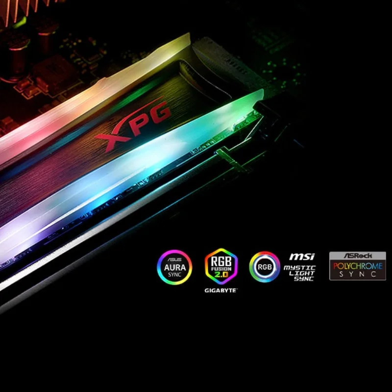 ADATA XPG SPECTRIX S40G RGB M2 SSD 256G 512GB 1TB M.2 2280 PCIe spectrix s40g твердотельный накопитель для ноутбука
