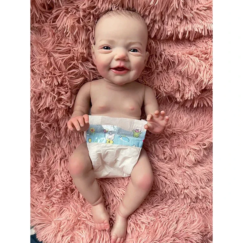 48 см полноразмерный виниловый Новорожденный ребенок с 3D кожей видимые вены