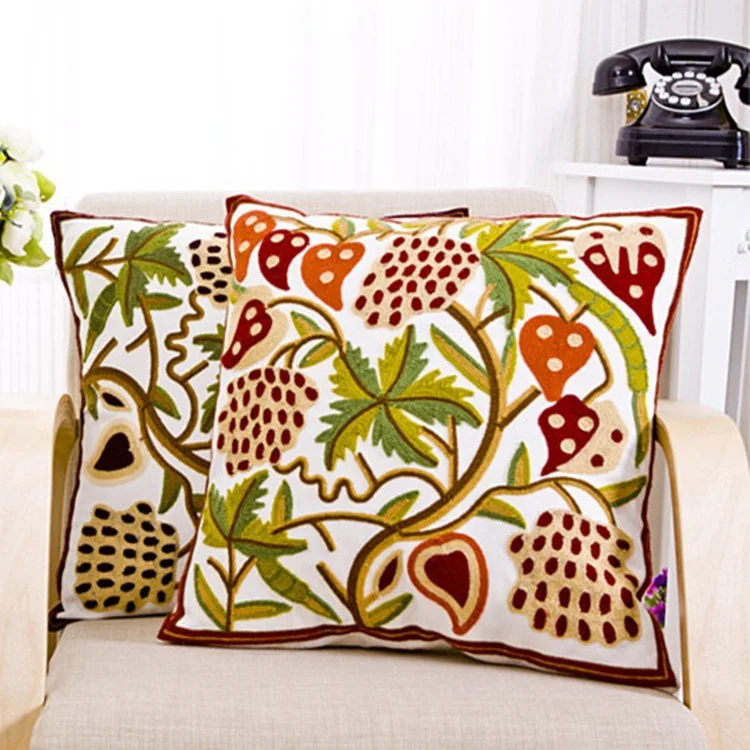 

Nordic Living Room Decoration Pillow Case Tropical Palm Cushion Cover 45x45 Leaf Printed Flocking Velvet Polyester Linen E0588