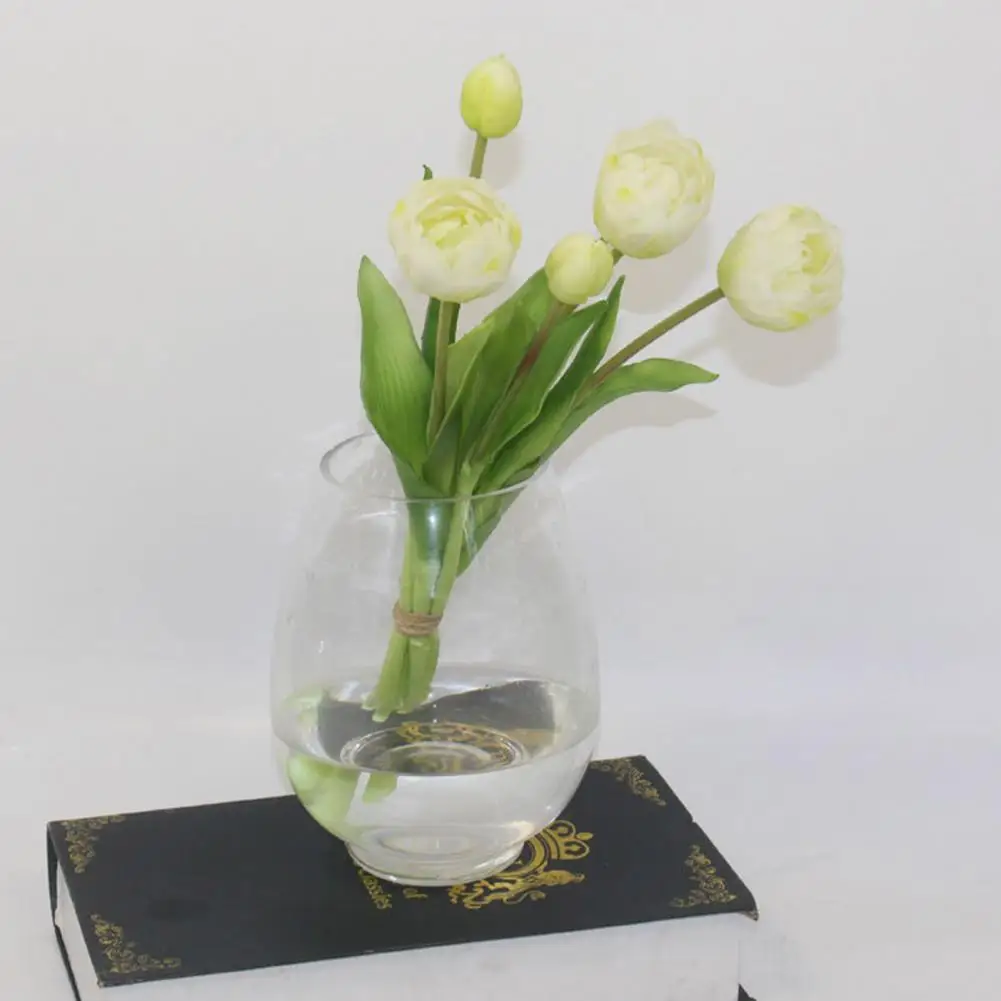 

1 Bouquet Charming Fake Flower Attractive Realistic Touch Vitality Assorted Artificial Flower Decor Weather-resistant