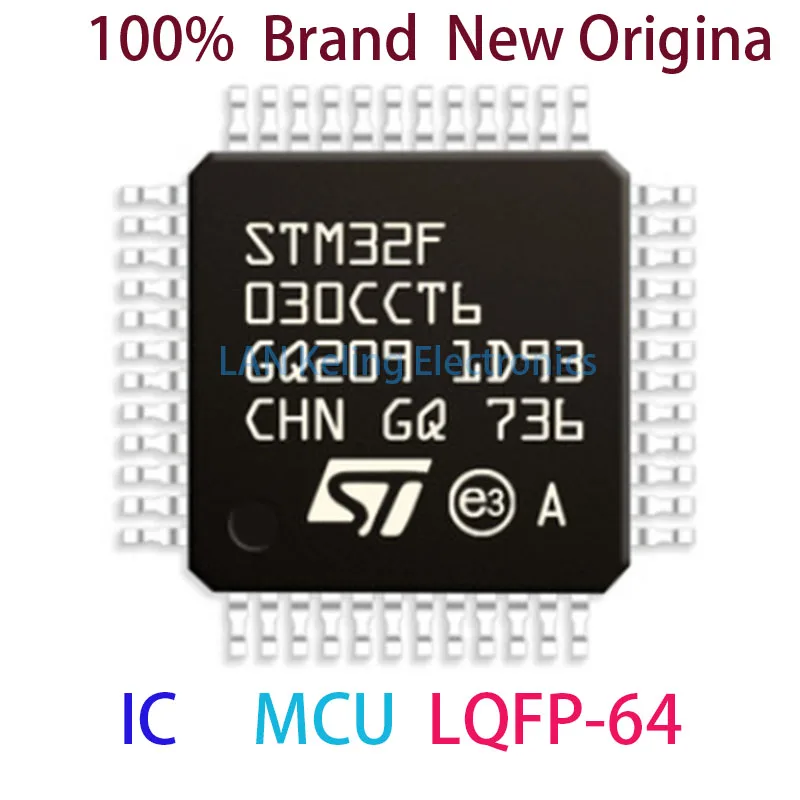 STM32F030CCT6 100% Новый оригинальный STM STM32F STM32F030 STM32F030CC STM32F030CCT MCU LQFP-48 |