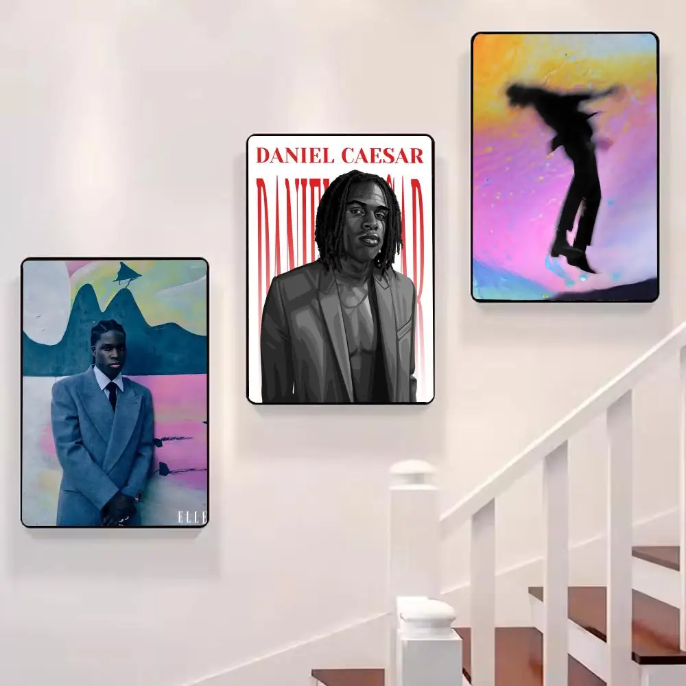 Фото R & B Singer D-Daniel Caesar постер HD печать персонализированный холст настенная роспись художественный постер фотографии для гостиной домашний декор прочный №3