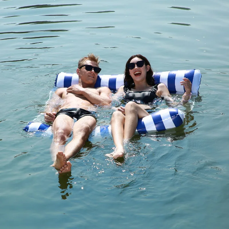 

Надувной плавающий водный гамак, матрасы для плавания, летний бассейн, Пляжная плавающая кровать из ПВХ, шезлонг для бассейна