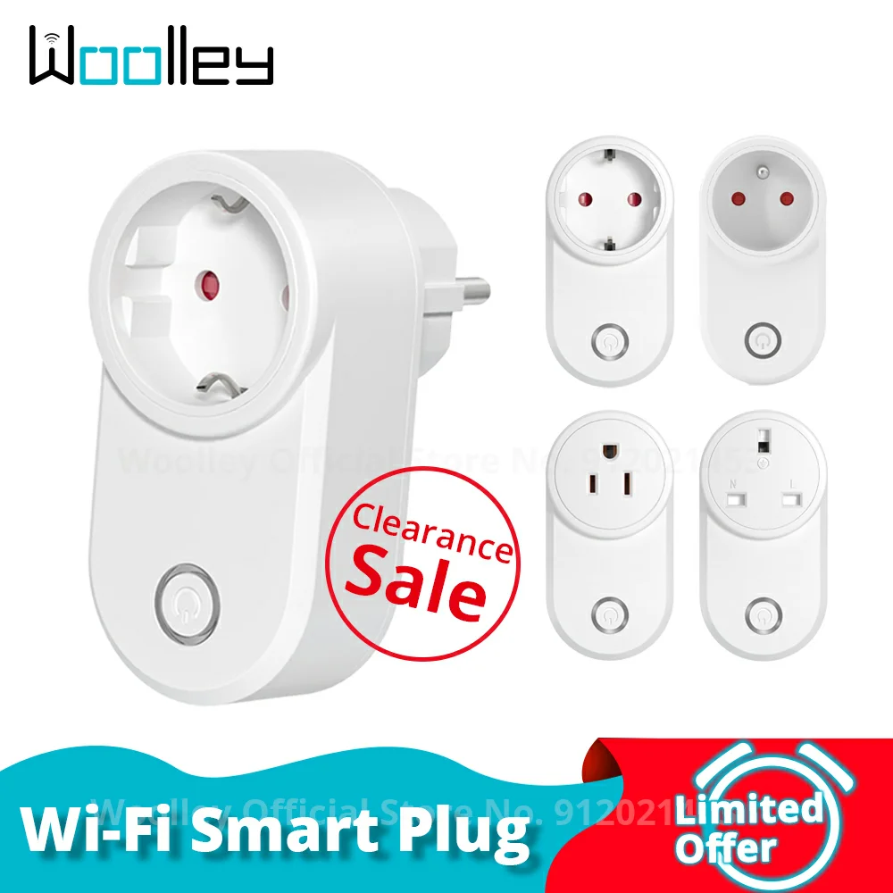 Умная Беспроводная розетка Woolley с Wi-Fi и таймером беспроводной выключаль wifi реле