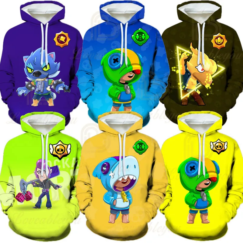 

Children's Tee Kids Game MAX Nita Crow Raven Shoot Star 3d Sweatshirt Fashion Boys Girls Long Sleeve Coat Baby Clothes