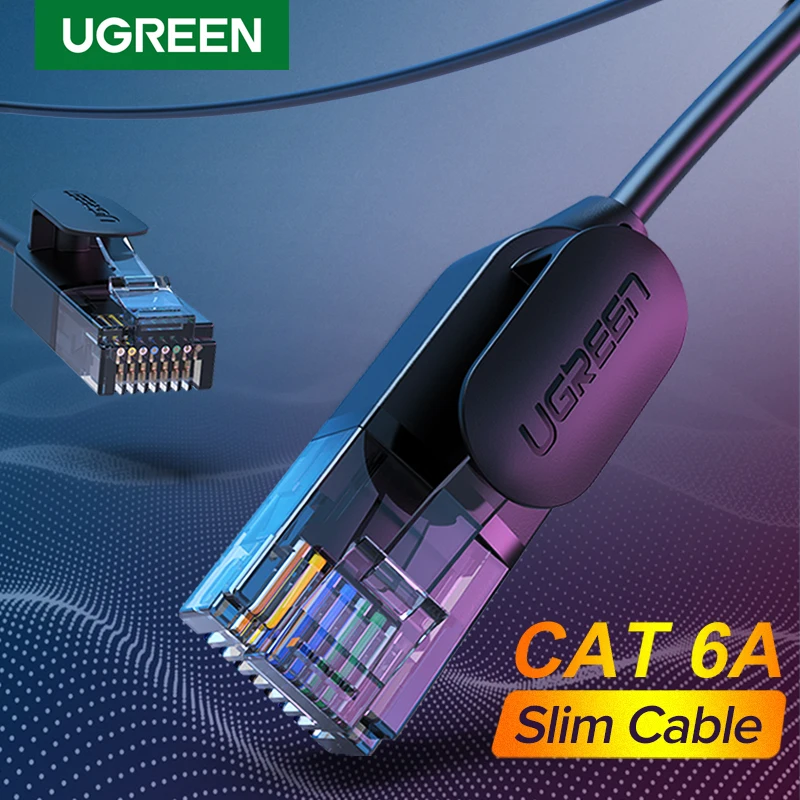 

7548 NO.2Ugreen Ethernet Kabel Cat 6 Een 10Gbps Netwerk Kabel 4 Twisted Pair Patch Cord Internet Utp Cat6 Een Lan kabel