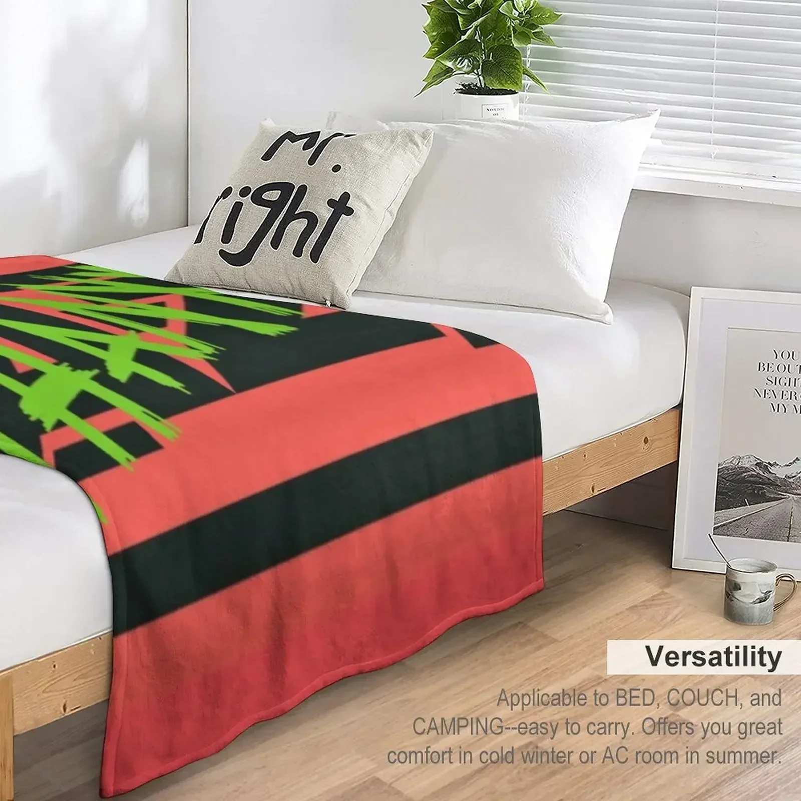 ATEEZ- THANXX Одеяло с флагом Волосатые меховые одеяла для дивана