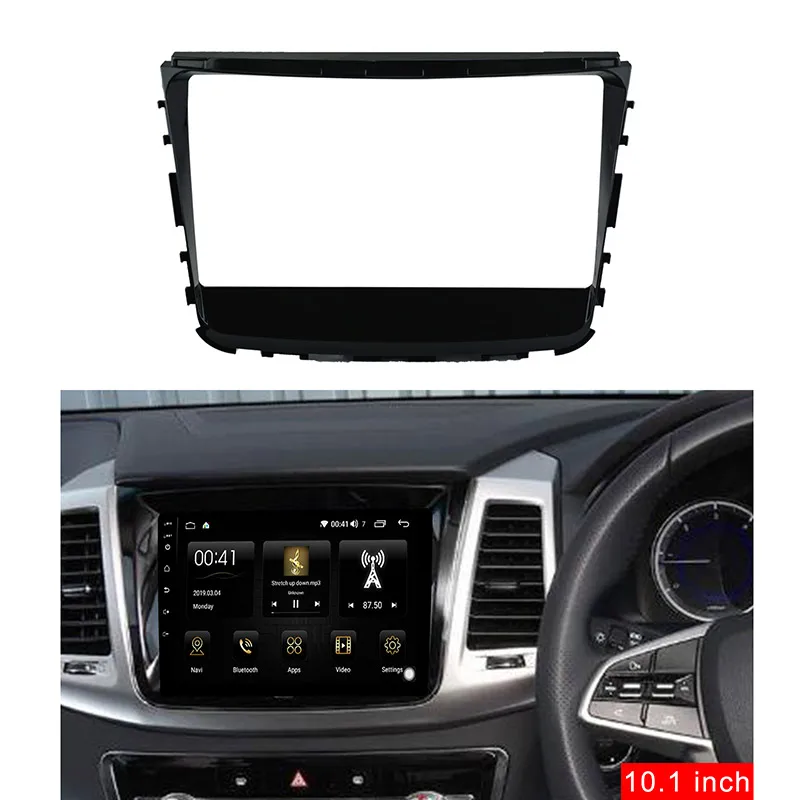 10 1 дюймовая 2din Автомобильная панель для Ssangyong Rexton 2019 двойная Din рама DVD приборная |