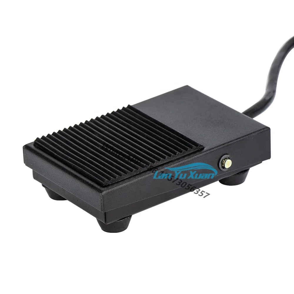 

5 units High Quality Inrico Electric Foot Switch walkie talkie Foot Switch Pedal With Cable Shell Momentary Foot Switch