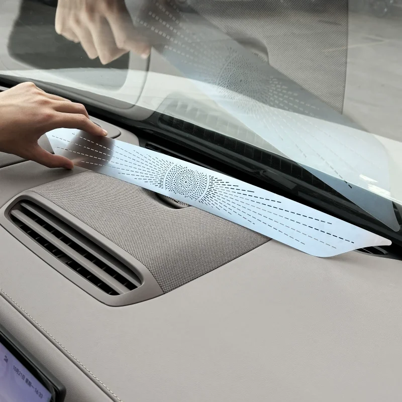 

Крышка вентиляционного отверстия приборной панели для Zeekr 7X, внутренние декоративные наклейки из нержавеющей стали, передние автомобильные аксессуары, Стайлинг, накладки