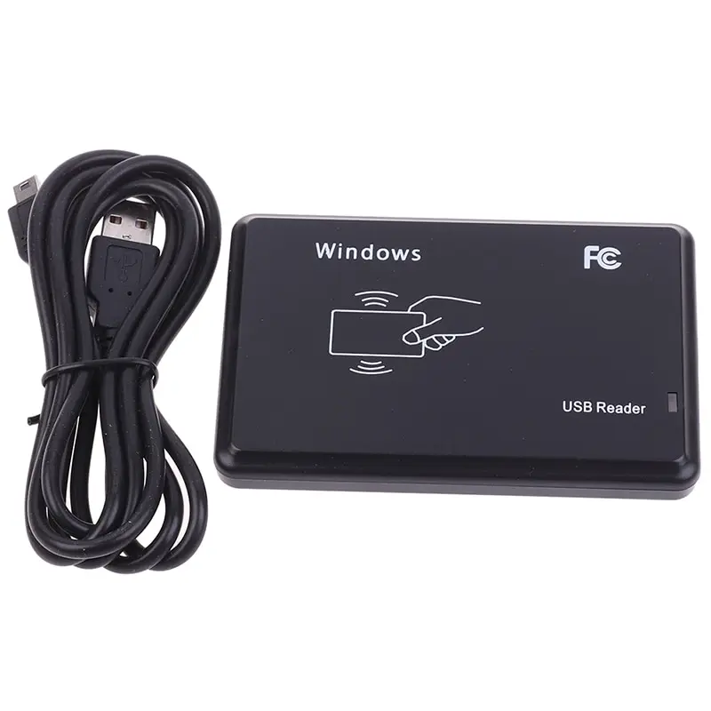 

125Khz RFID Reader TK4100 EM4100 USB Proximity Sensor Smart Card Reader No Drive Issuing Device EM ID USB For Access Control