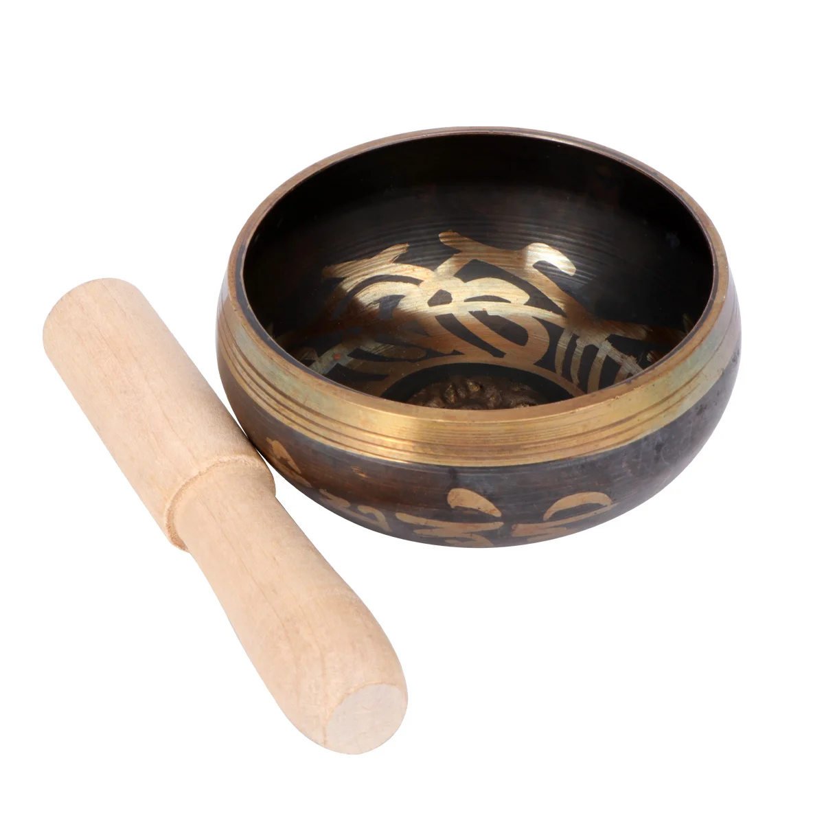

Tibetan Singing Bowl Set Singing Bowl with Striker for Meditation Relaxation Stress Relief