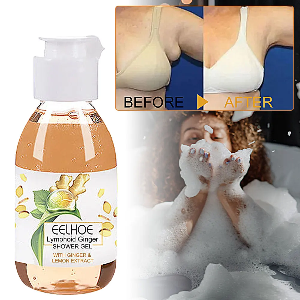 

Лимфодренажный травяной гель для душа Sdotter 50 мл, лимфоидный имбирный гель для душа