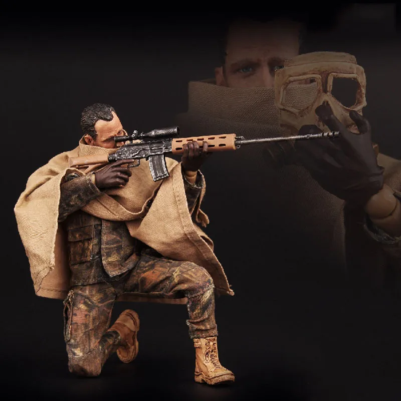 

In Stock VORTEXTOYS V00011 1/12 Scale Male Soldier Sniper Shooter JACKAL 6 inch Action Figure Full Set Model for Fans Gift