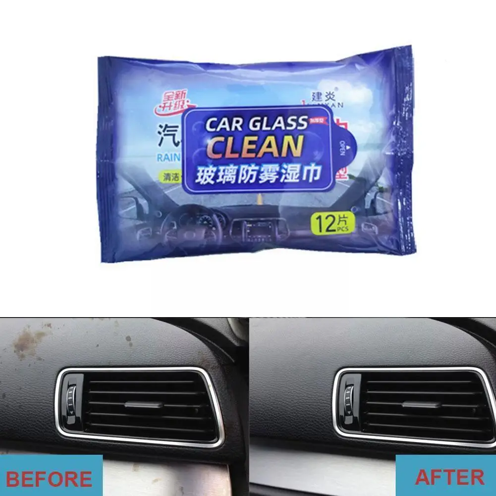 12 листов противотуманная непромокаемая салфетка многоразовая ткань для очков