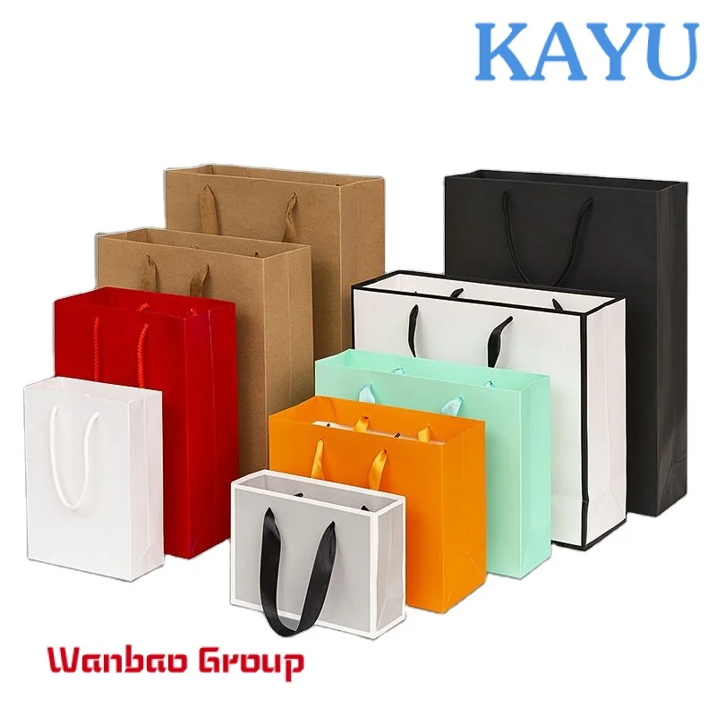 

2021 new design customized reusable packing bag promotion paper tote bags