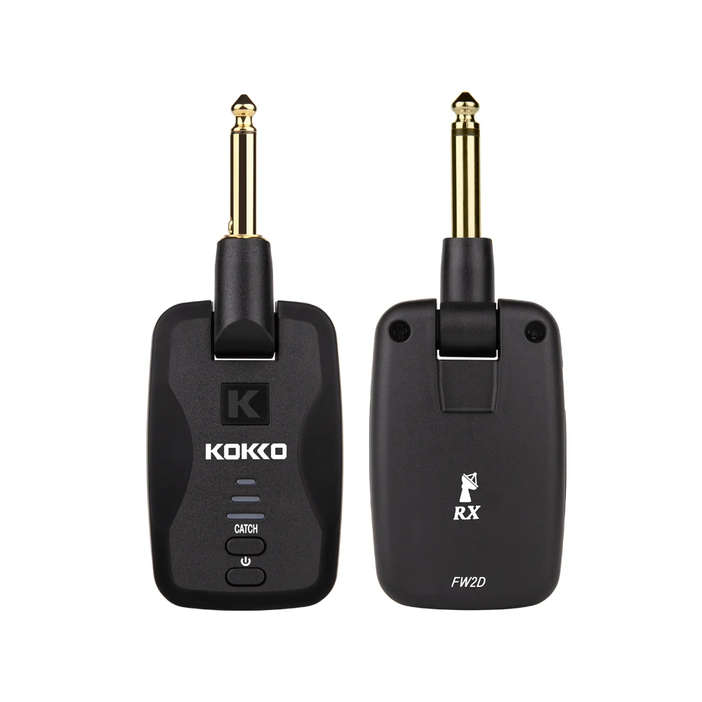 Guitar Wireless Transmitter Receiver 2.4Ghz 48kHZ/16bit with 6.35mm Silent Jack Wireless System for Eletric Acostic Guitar