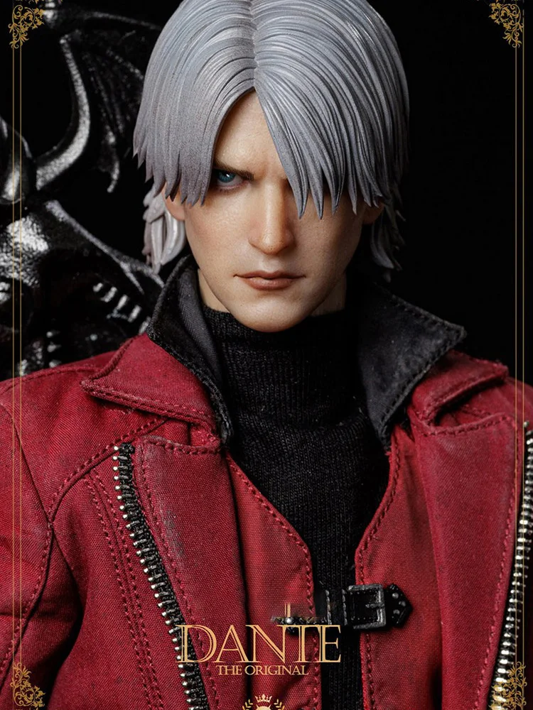 Asmus Toys DMC100 Deluxe Version 1/6 White Hair Hunter Boy Dante Фигурка Нежное оружие Модель Орнамент 12