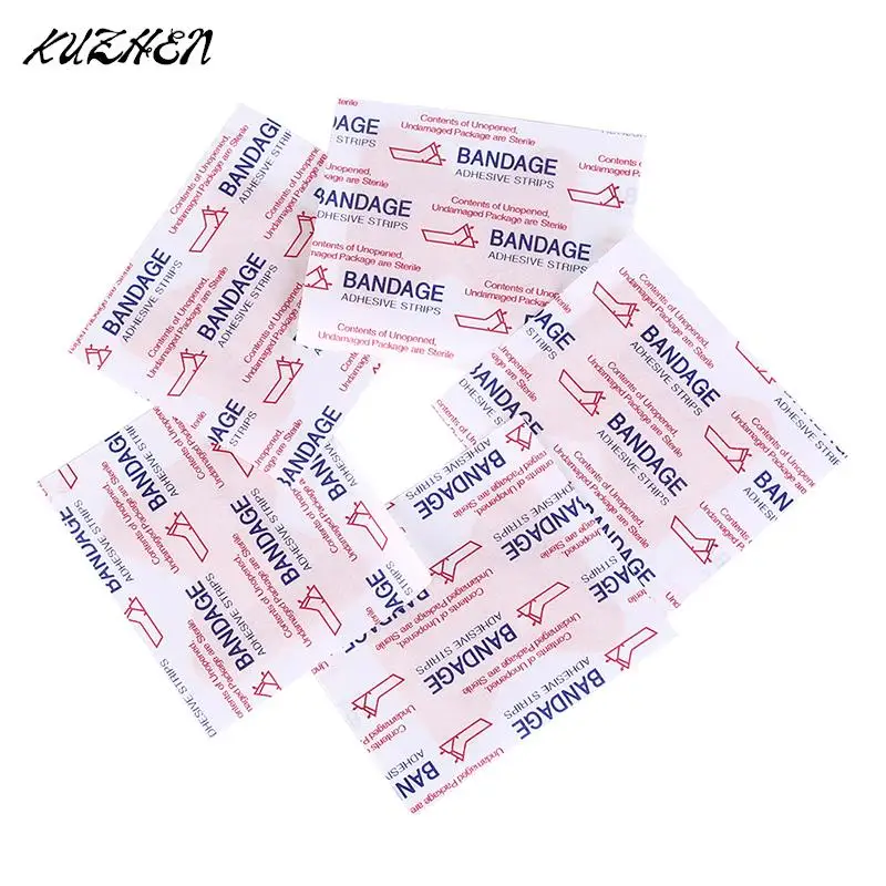 

10Pcs Waterproof Wound Paste Plaster Medical Anti-bacteria Band Aid Pads First Aid