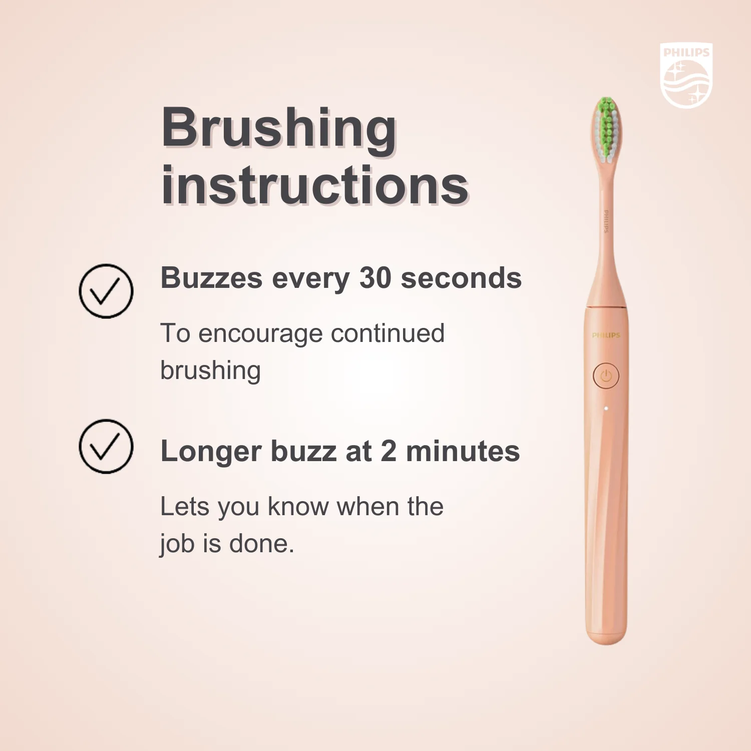 Зубная щетка Philips One by Sonicare Power HY1200 очищает лучше для включения в нескольких цветах