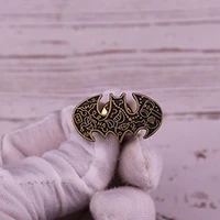 the bat metal jewelry gift pin wrap garment lapel fashionable creative cartoon brooch lovely enamel badge clothing accessories
