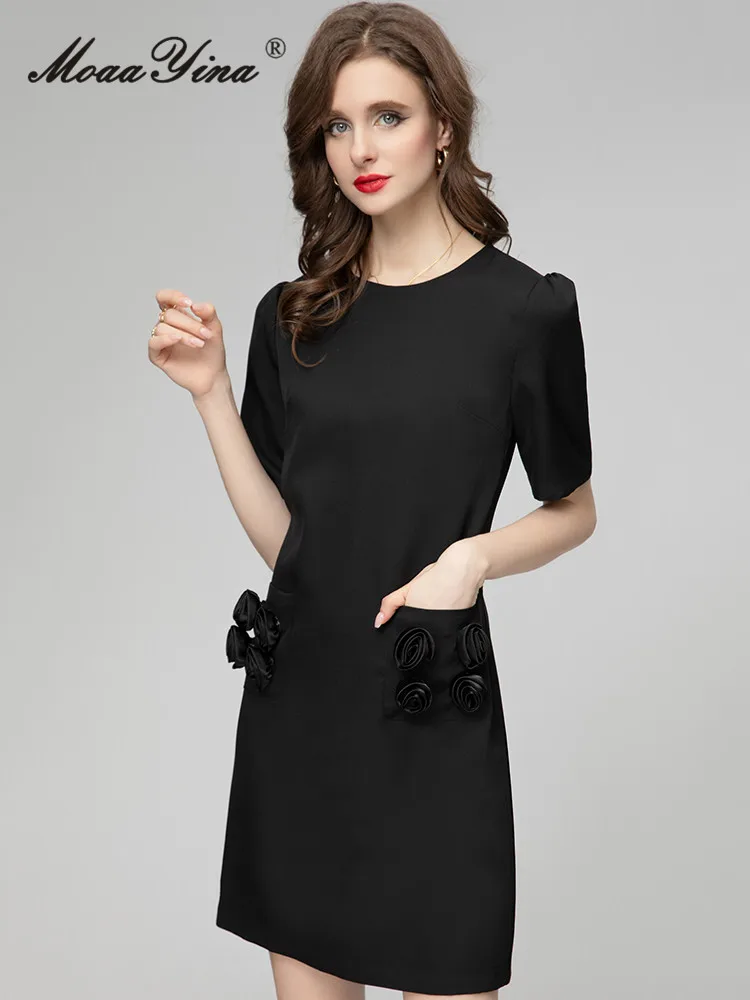 MoaaYina весеннее модное дизайнерское красное винтажное вечерние платье для женщин