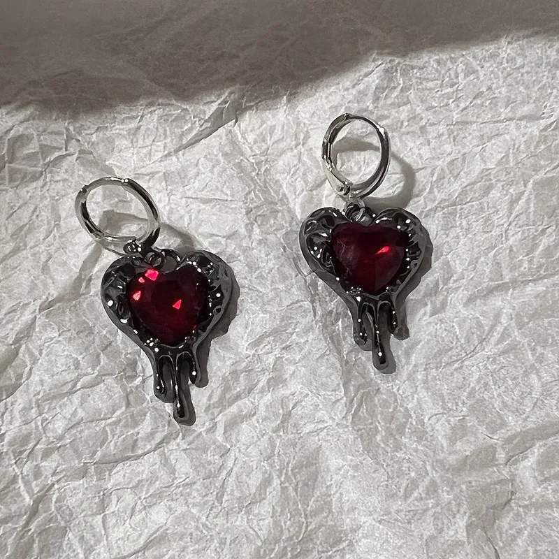 Серьги-подвески в стиле хип-хоп женские винтажные украшения панк готика с