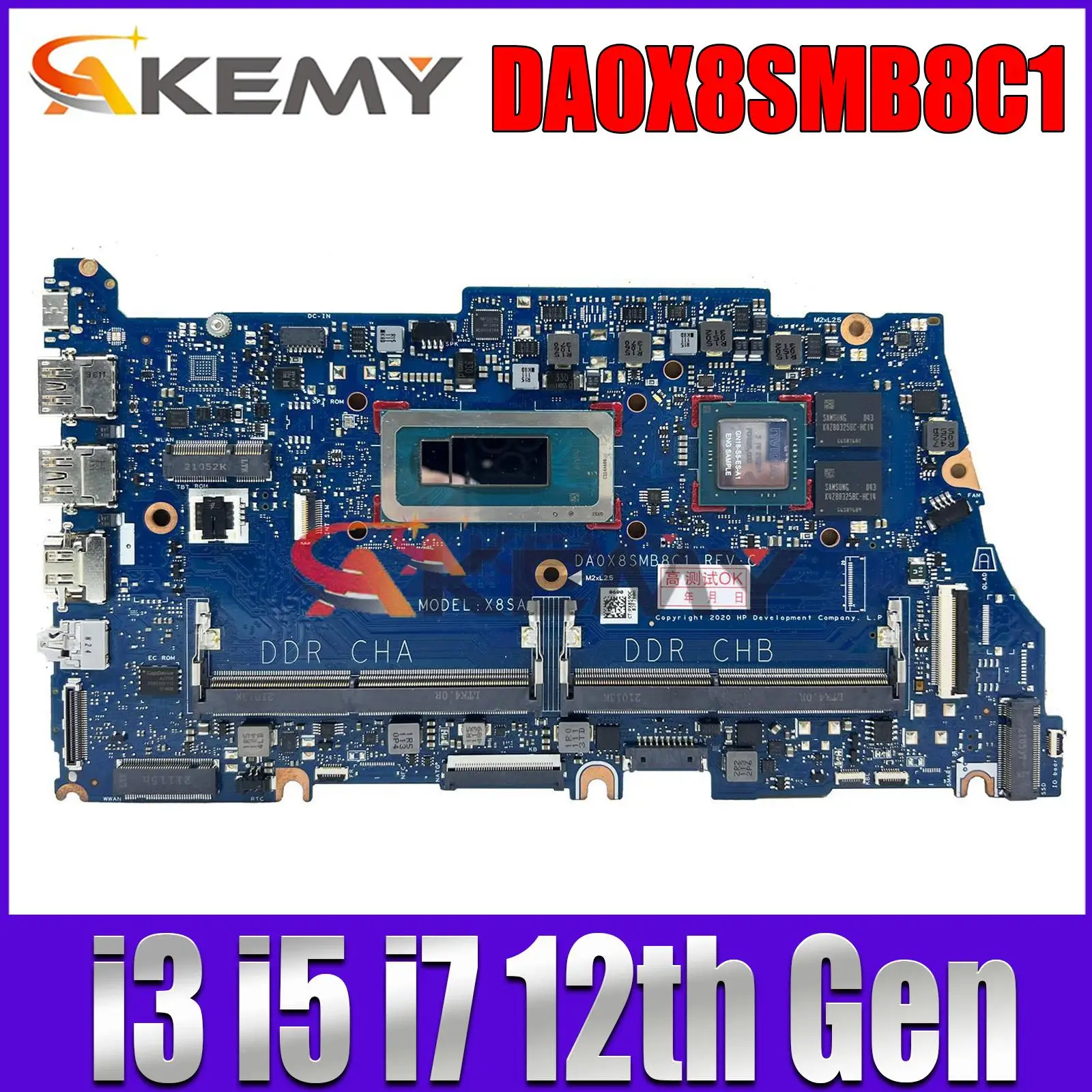 

For HP 440 G8 X8S DA0X8SMB8C1 Laptop Motherboard With i3 i5 i7 12th Gen CPU Mainboard w/ GPU 100% testing ok